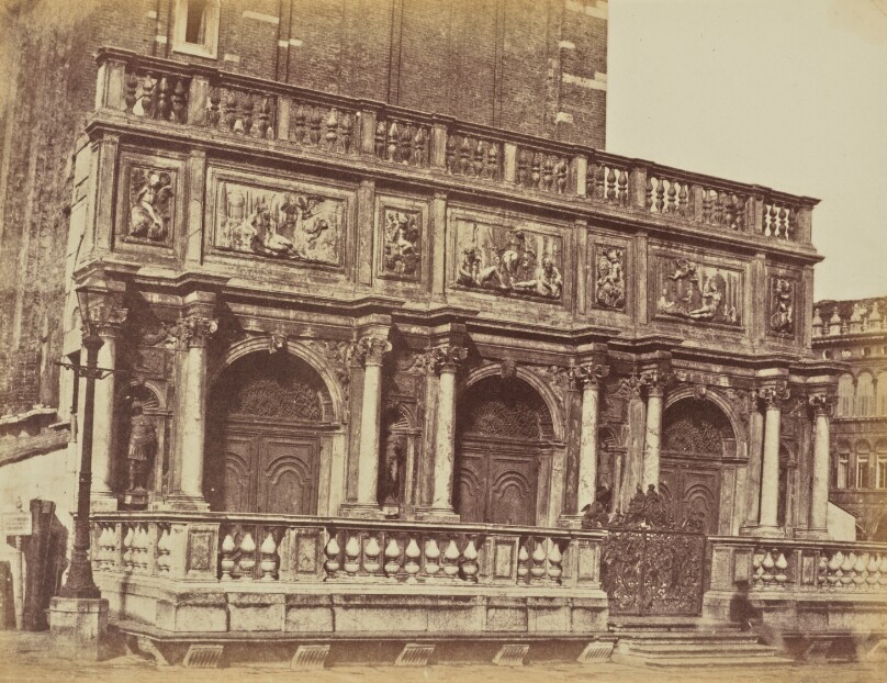 Base of the Campanile, St Marks Place, Venice