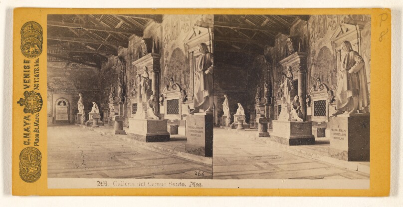 Galleria del Campo Santo. Pisa.