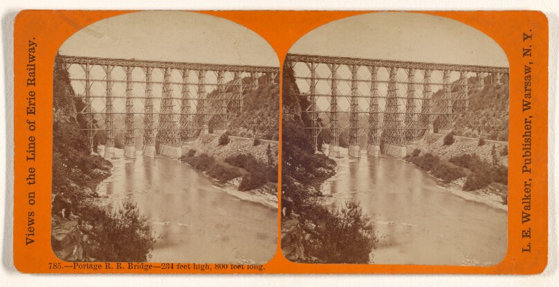Portage R.R. Bridge - 234 feet high, 800 feet long.