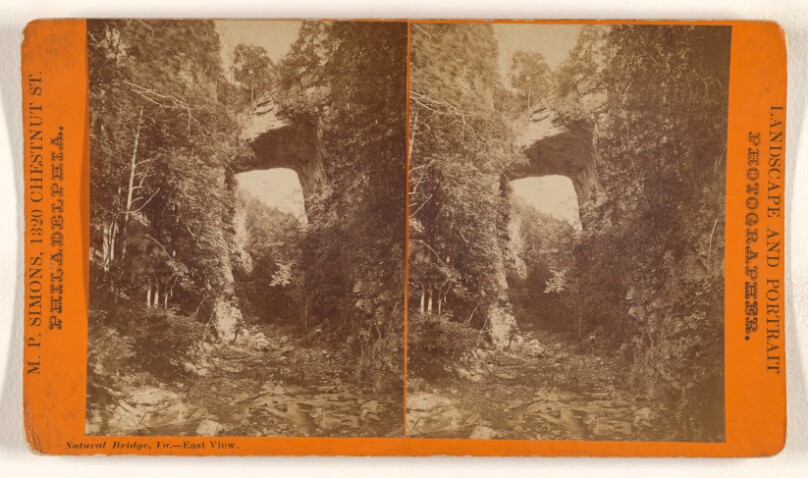 Natural Bridge, Va. - Esat View.