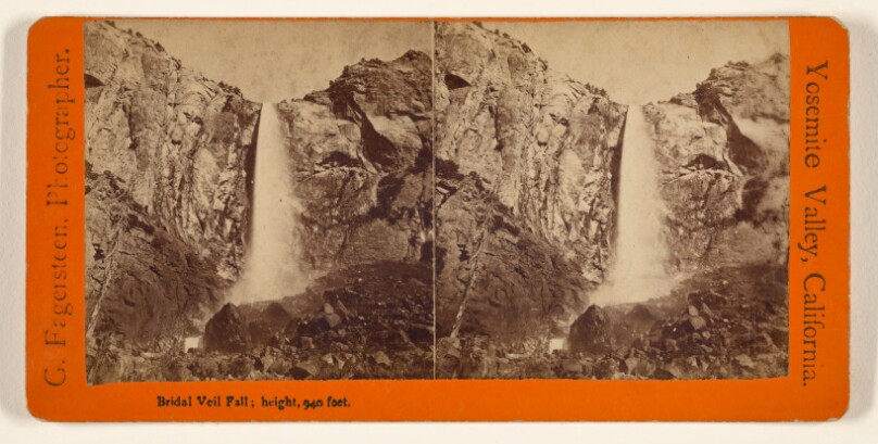 Bridal Veil Fall; height, 940 feet.