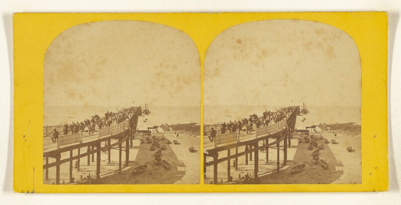 The London Steamer Leaving the Jetty. [Margate]