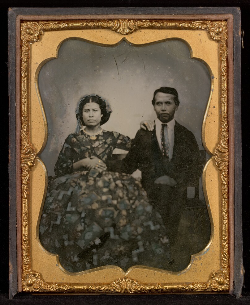 [Portrait of a Seated Woman and Man] 