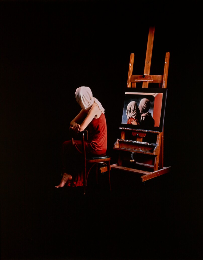 Magritte with Easel