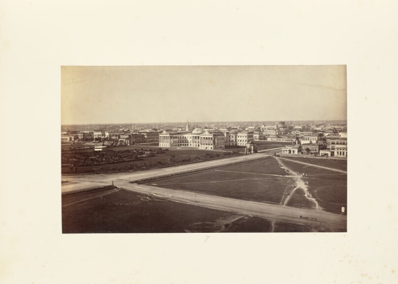 Panoramic View of Calcutta, from the Ochterlony Monument. P.III.