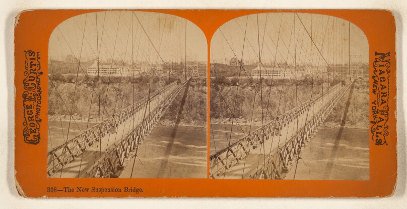 The New Suspension Bridge. [Niagara Falls, New York]