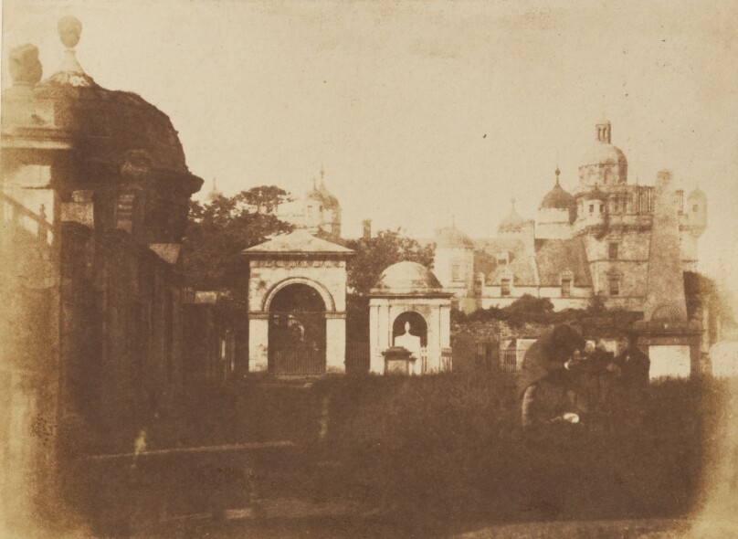 [Greyfriars Churchyard & Heriot's Hospital.]