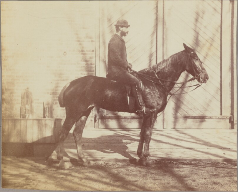 [Man on horseback]