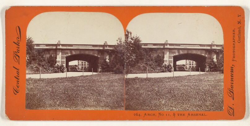 Arch, No. 11, & The Arsenal. Central Park.