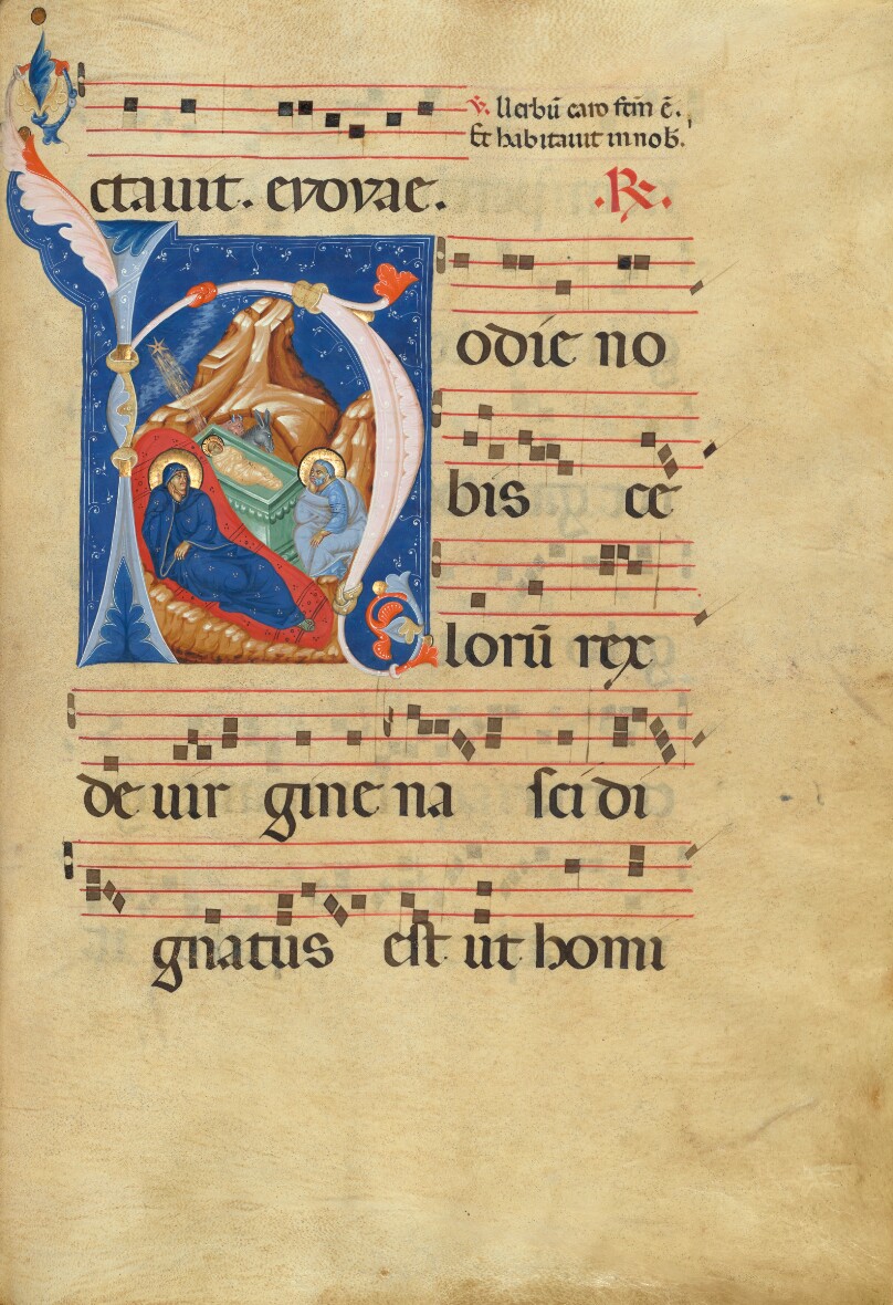 Initial H: The Nativity