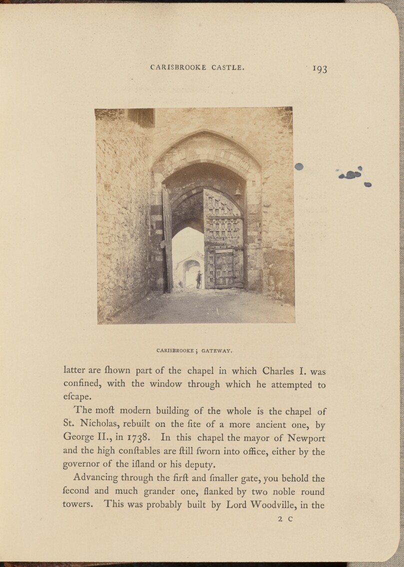 Carisbrooke Castle; the Gateway