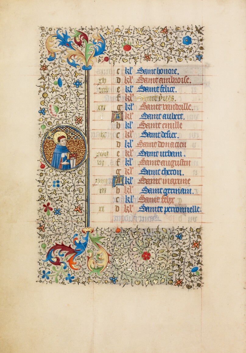 May Calendar Page; Saint Ives
