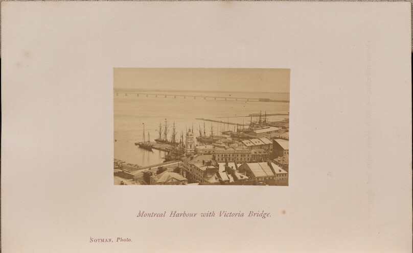 Montreal Harbour with Victoria Bridge