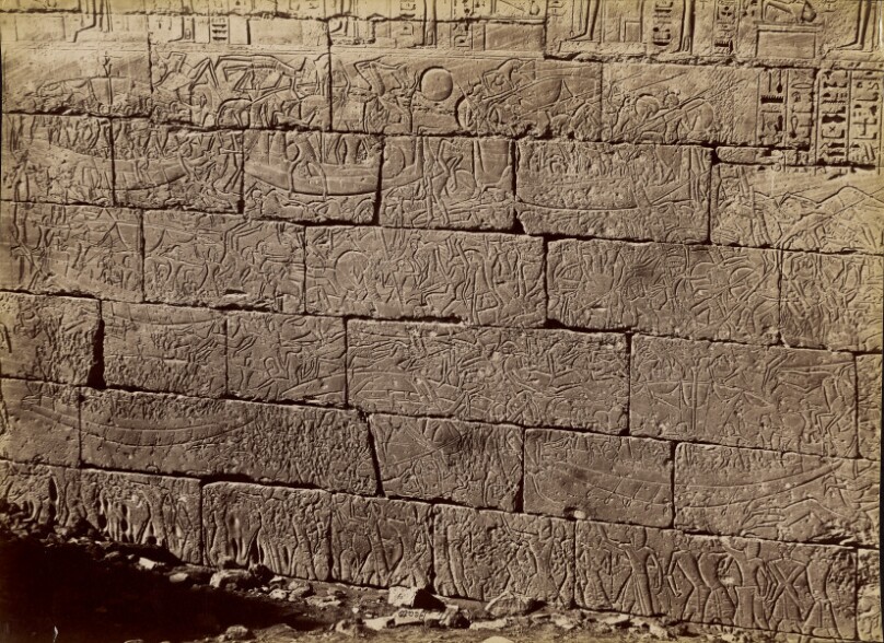 [Medinet Habu, Naval Combat] / [Medinet Habout, Combat Naval]