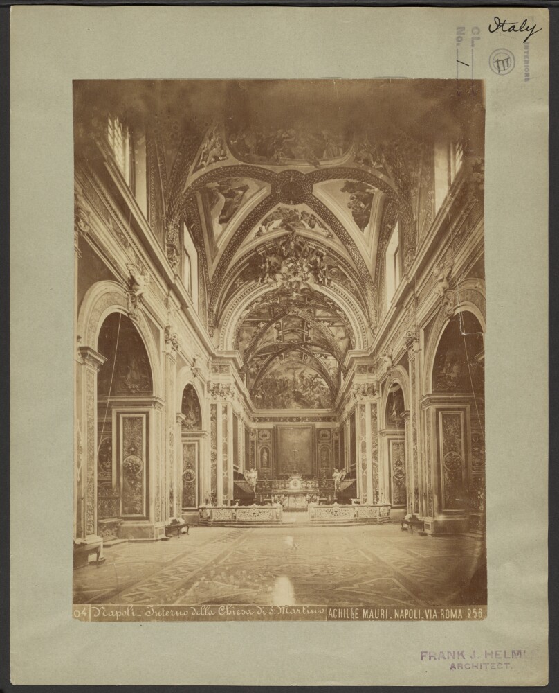Napoli, Interno della Chiesa di S. Martino