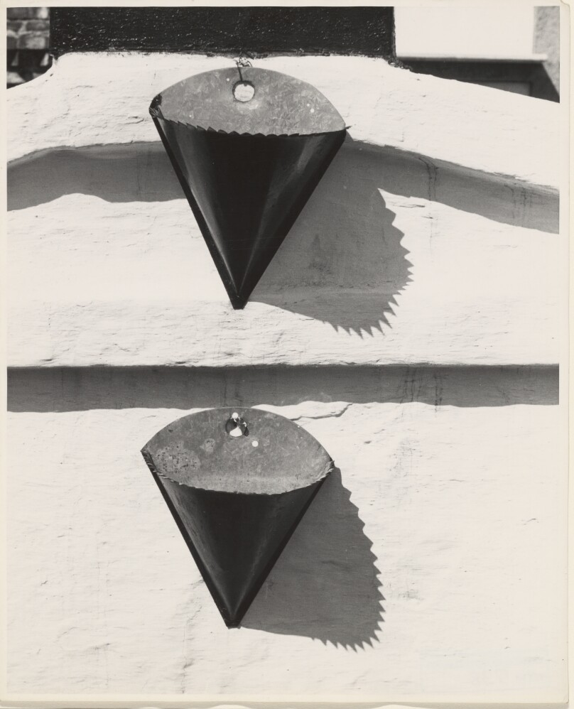 Aluminum Flower Vases in New Orleans Cemetery