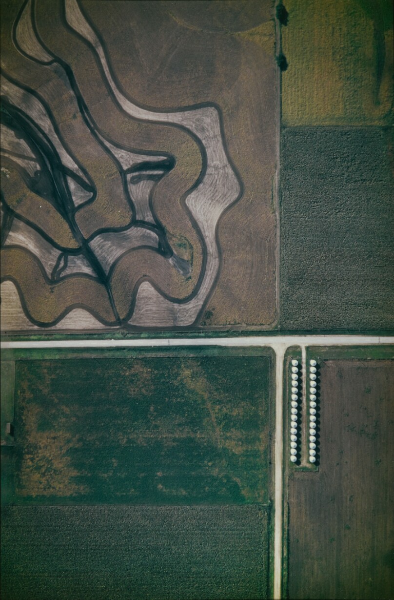 Iowa Farm with Silos