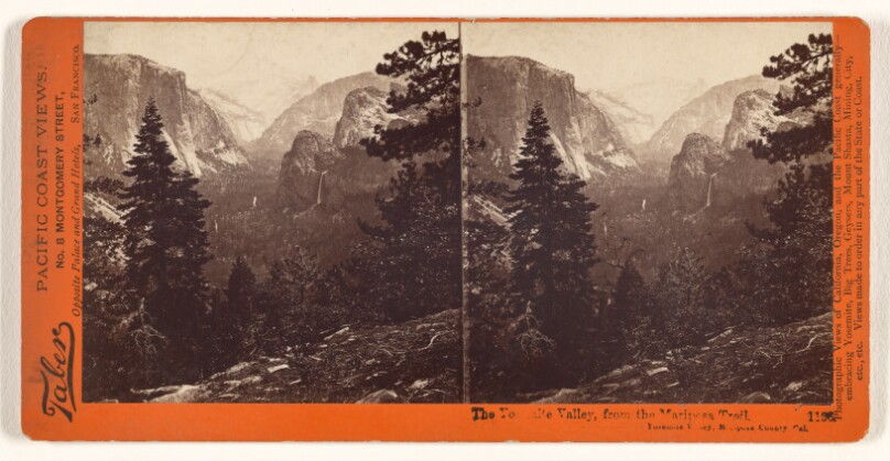 The Yosemite Valley, from Mariposa Trail, Yosemite Valley, Mariposa County, Cal.
