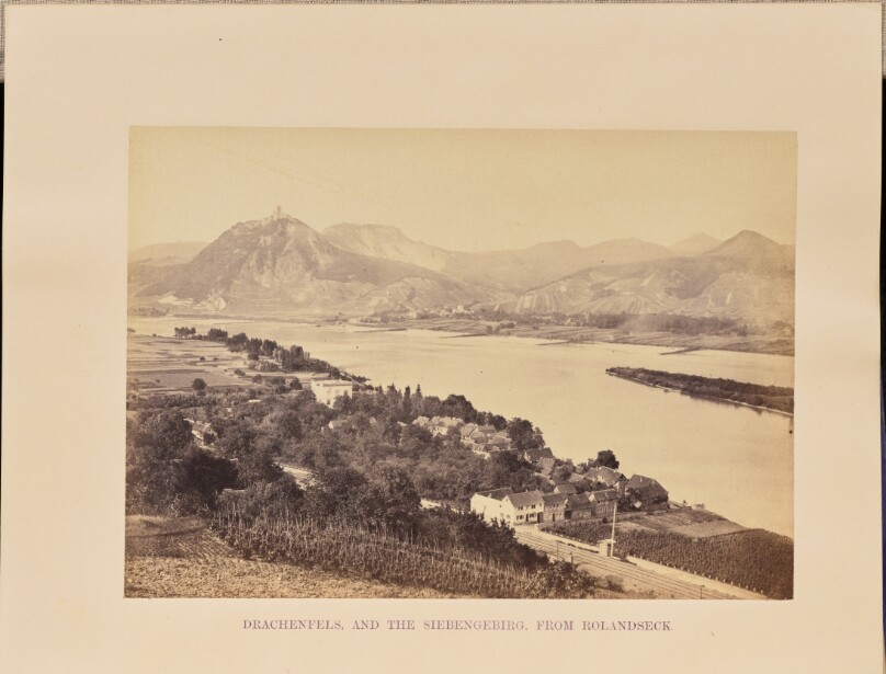 Drachenfels, and the Siebengebirg, from Rolandseck