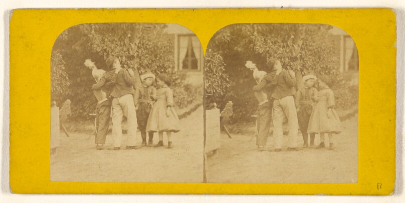 [Four children playing]
