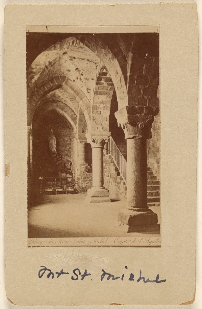 Abbaye du Mont Saint Michel - Crypte de l'Aquilon