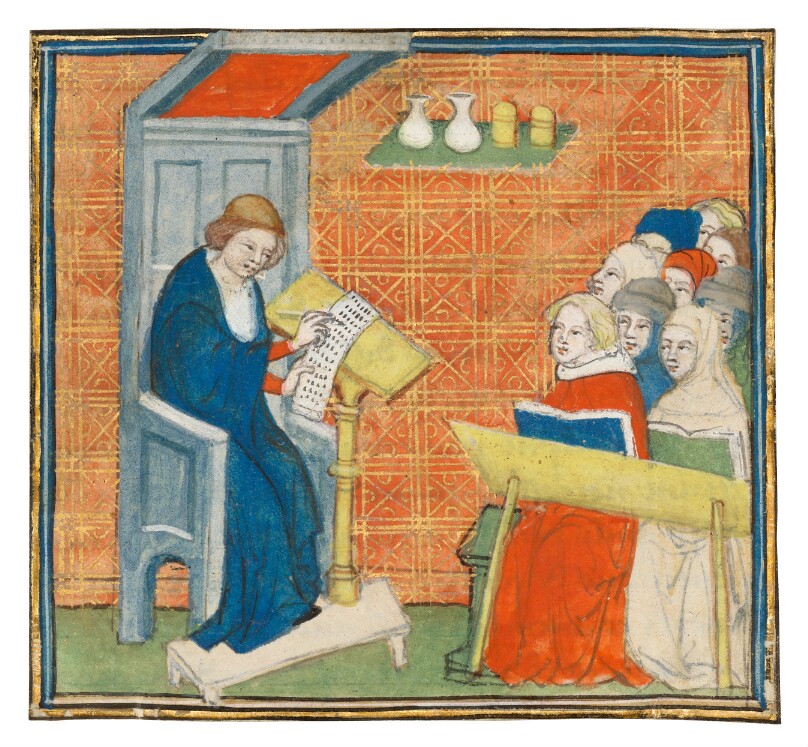 A Teacher Lectures on the Four Humors