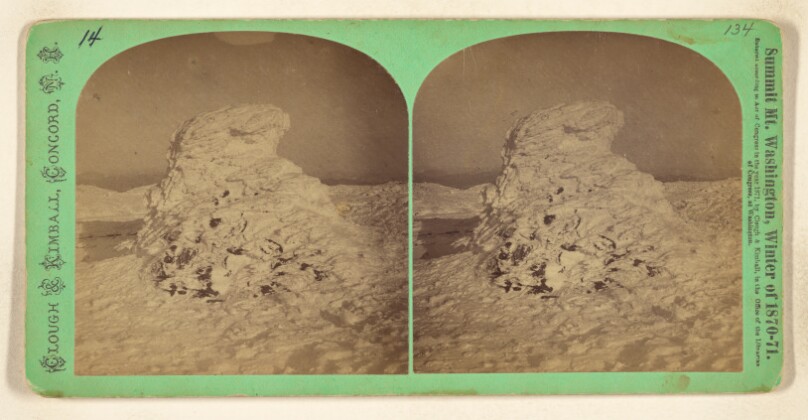 Lizzie Bourne's Monument. [Mt. Washington, N.H.]