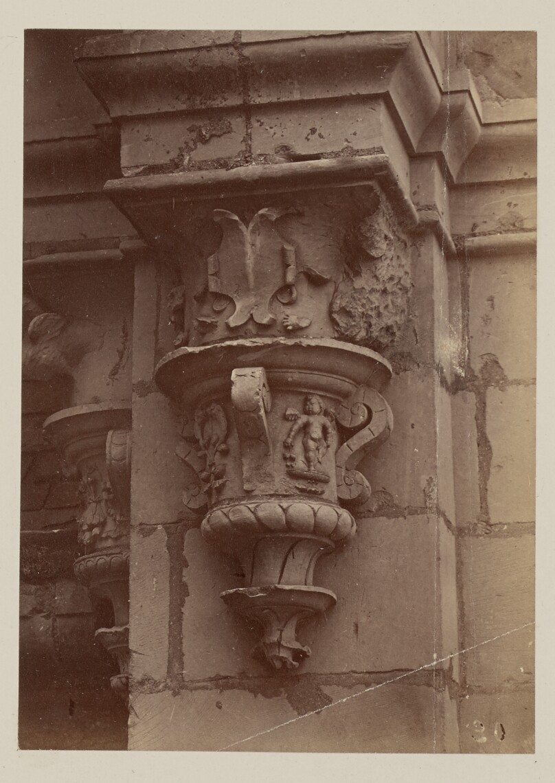 Château de Chambord: Niches et culots, intérieur de la lanterne