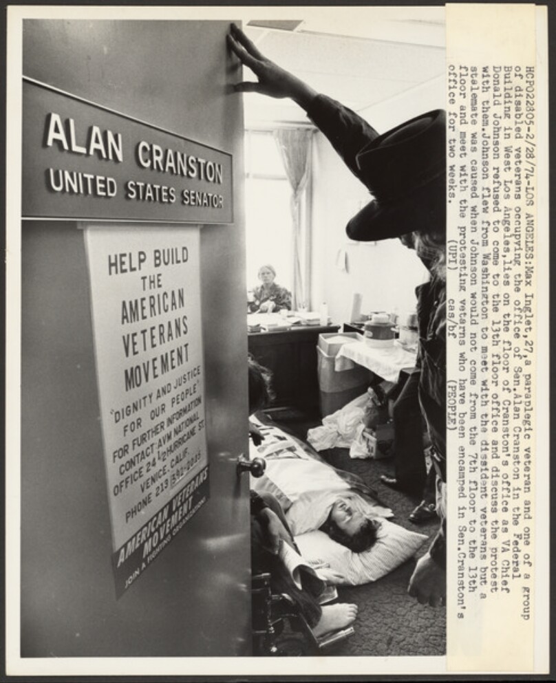 Occupation of office of Senator Alan Cranston, West Los Angeles