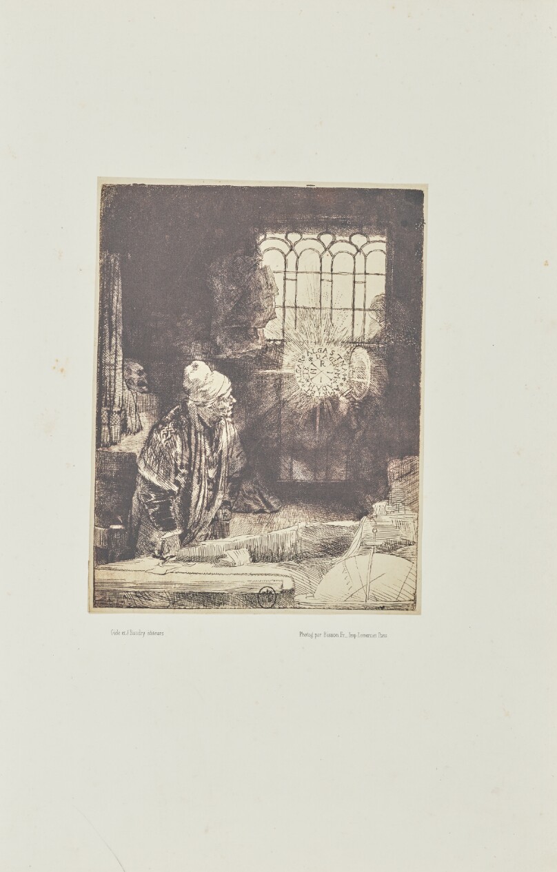 [A scholar in his study ('Faust')]