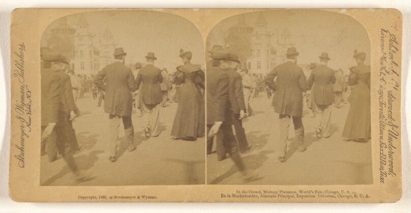 In the Crowd, Midway Plaisance, World's Fair, Chicago, U.S.A.