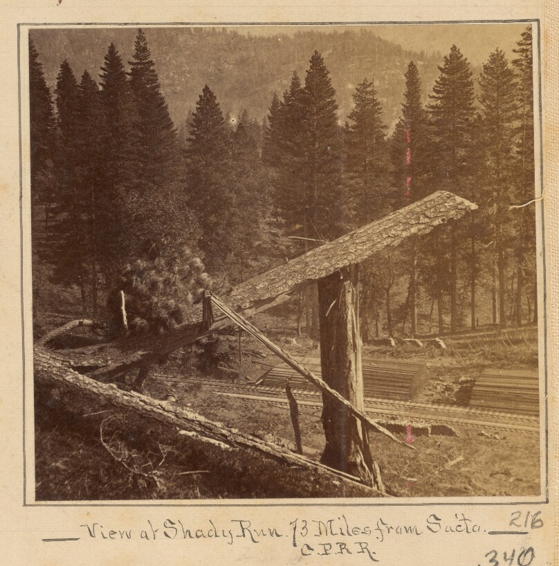 View at Shady Run, 73 miles from Sacramento, C.P.R.R.