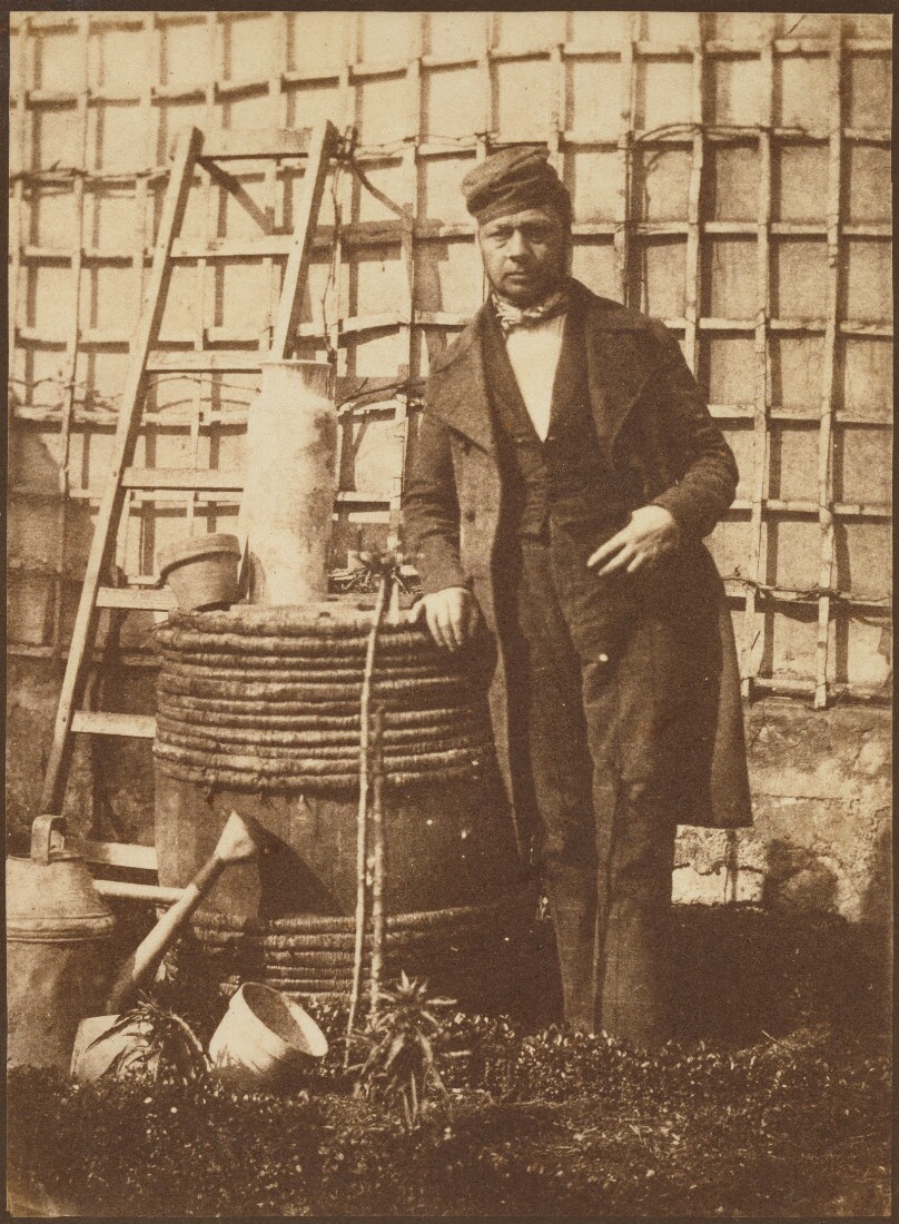 [Self-Portrait in the Garden]