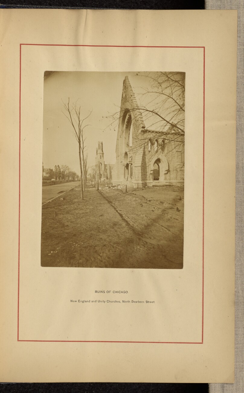 New England and Unity Churches, North Dearborn Street.