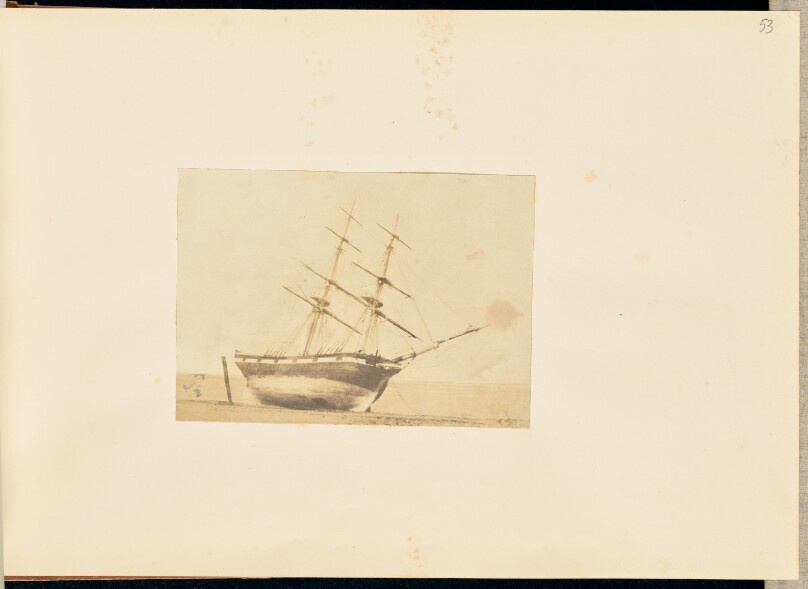 [Boat on the sand, Le Crotoy, baie de Somme]