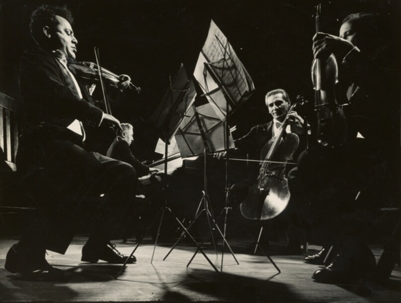 [New York Quartet for Piano and Strings: Violinist Alexander Schneider, pianist Mieczyslaw Horszowski, cellist Frank Miller, violist Milton Katims]