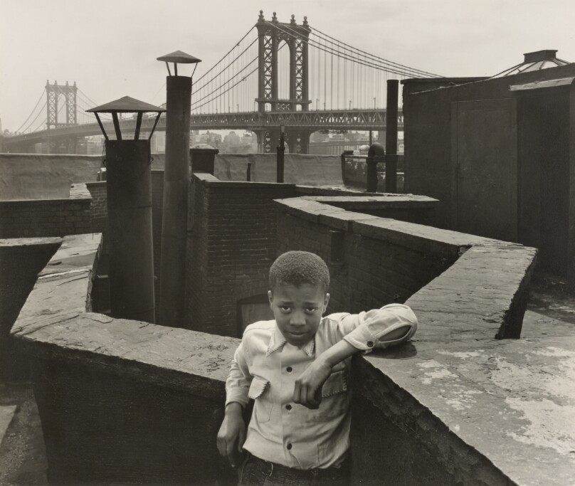 Boy on Roof, Pitt Street, New York