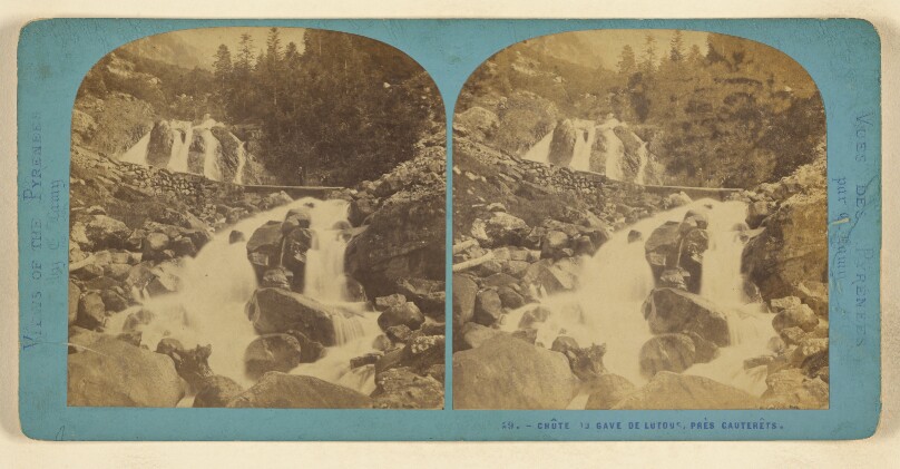 Chute au Gave de Lutour, Pres Cauterets.