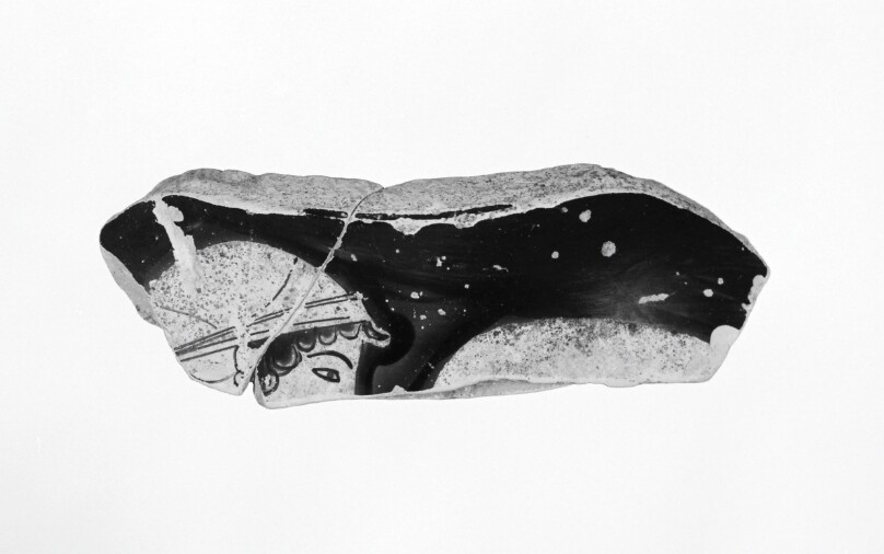 Attic Red-Figure Amphora or Kalpis Fragment (part of 86.AE.194, comprised of 2 Joined Fragments)