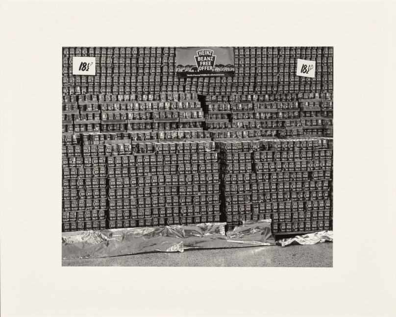Supermarket Display of Baked Beans, North Shields, Tyneside