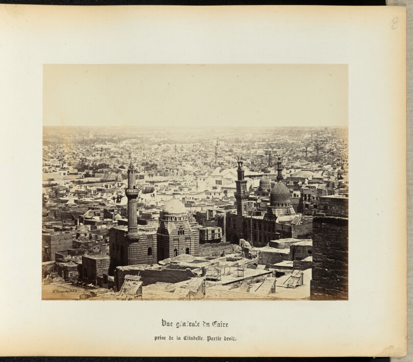 [Cairo: view of Citadel and right portion of the city]
