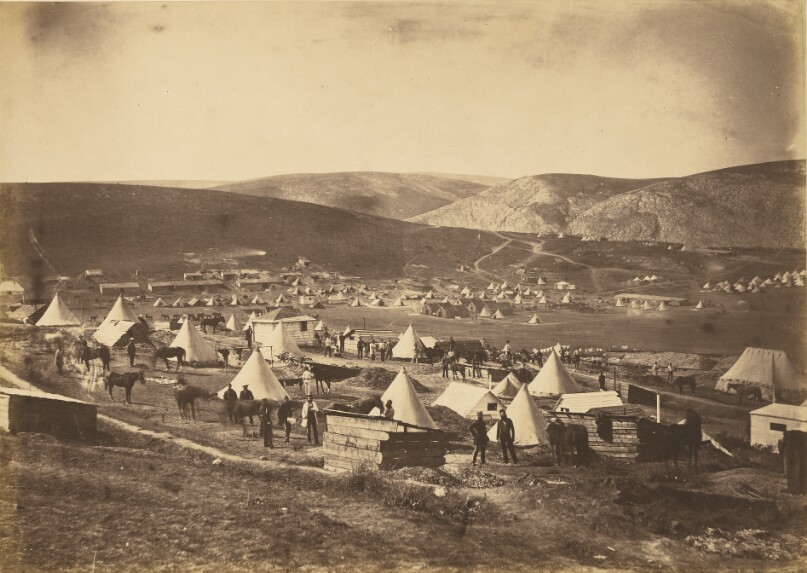 Camp of the 5th Dragoon Guards