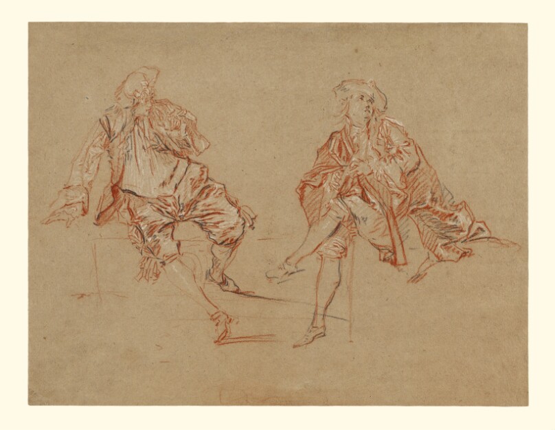 Two Seated Men