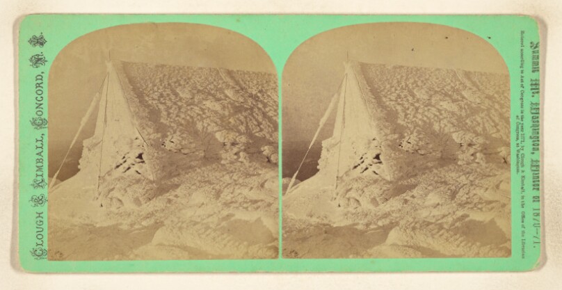 Tip Top House, frost two feet thick. [Mt. Washington, N.H.]