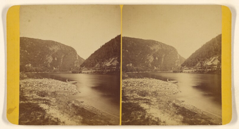 Water Gap, from New Jersey shore.