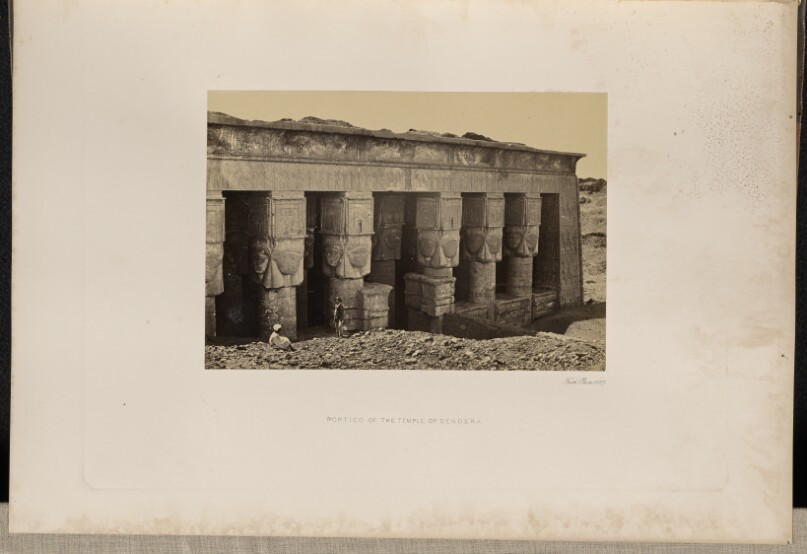 Portico of the Temple of Dendera