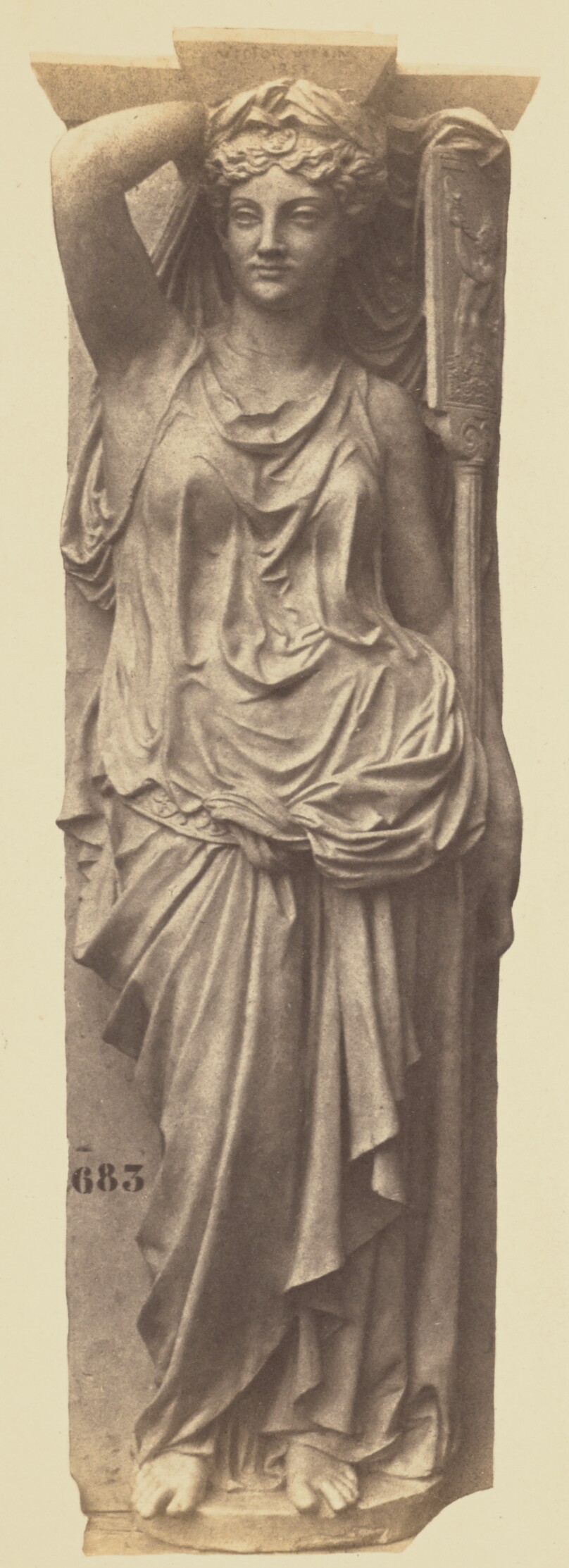 [Caryatid by Victor Vilain, Decoration of the Louvre, Paris]