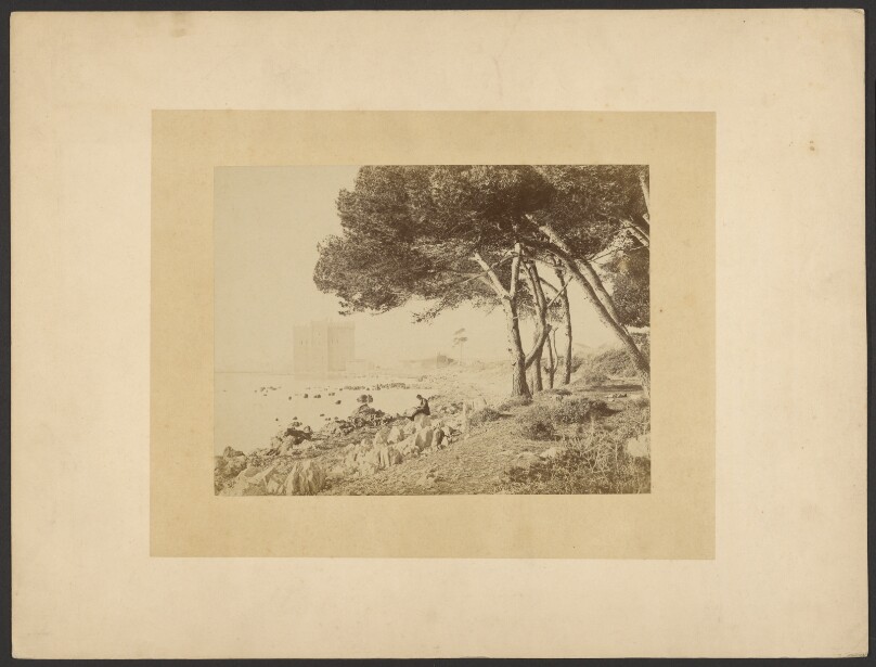 [View of Lérins Abbey, seen from Cannes]