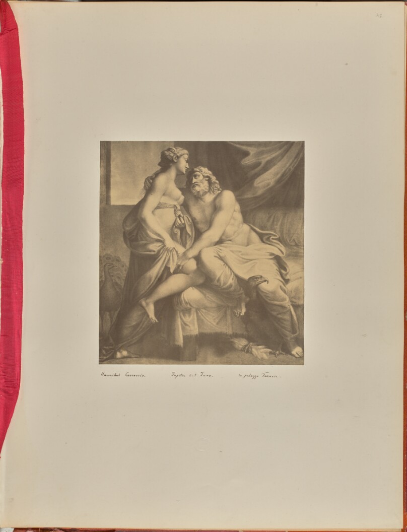 Hannibal Carraccio. Jupiter ūnd Juno. In Palazzo Farnese