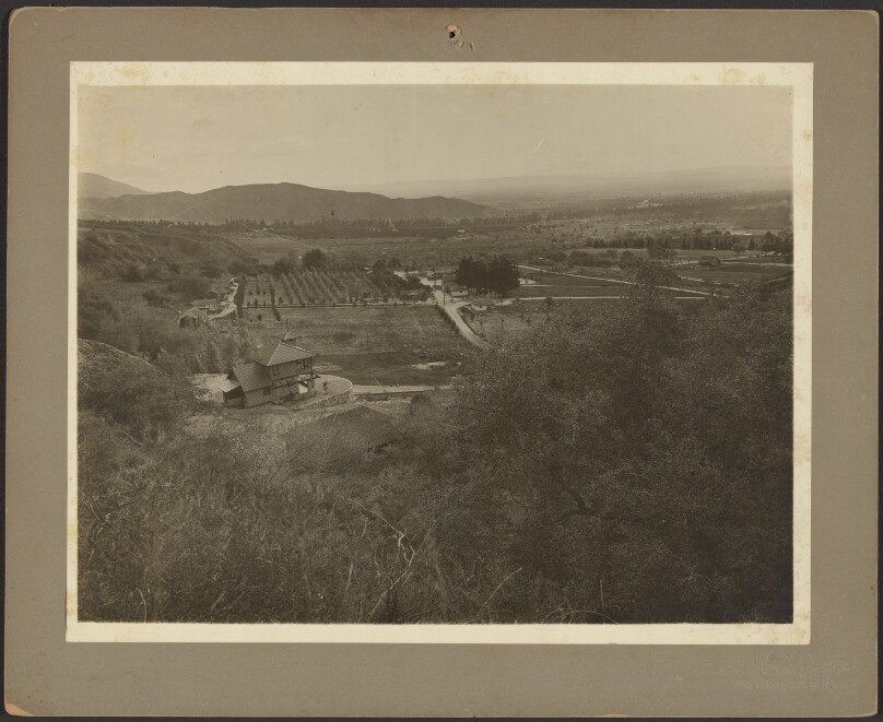 [Landscape with House and Farm from Above]